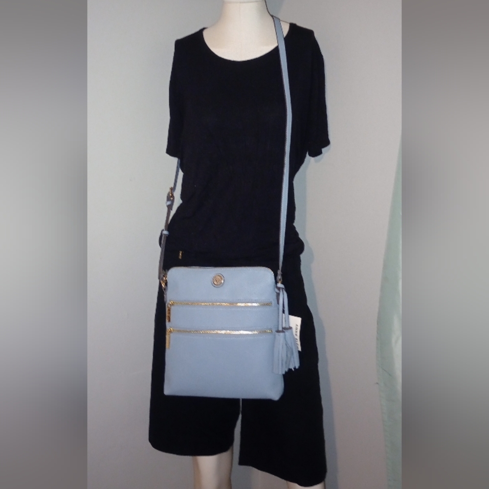 Annie Klein strapper bag NWT Blue